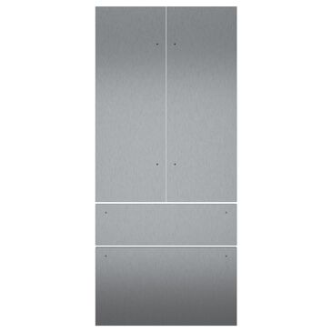 Thermador Door Panels for 36" French Door Bottom Mount Refrigerator in Stainless Steel, , large