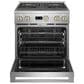 Monogram 3-Piece Kitchen Package with 30" All Gas Professional Range and Integrated Dishwasher in Stainless Steel, , large