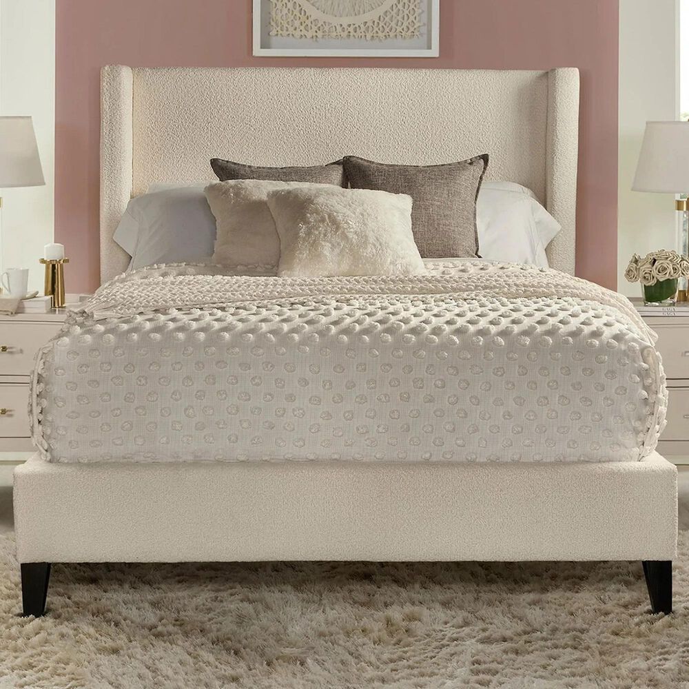 Simeon Collection Angel Queen Bed in Himalaya Ivory, , large