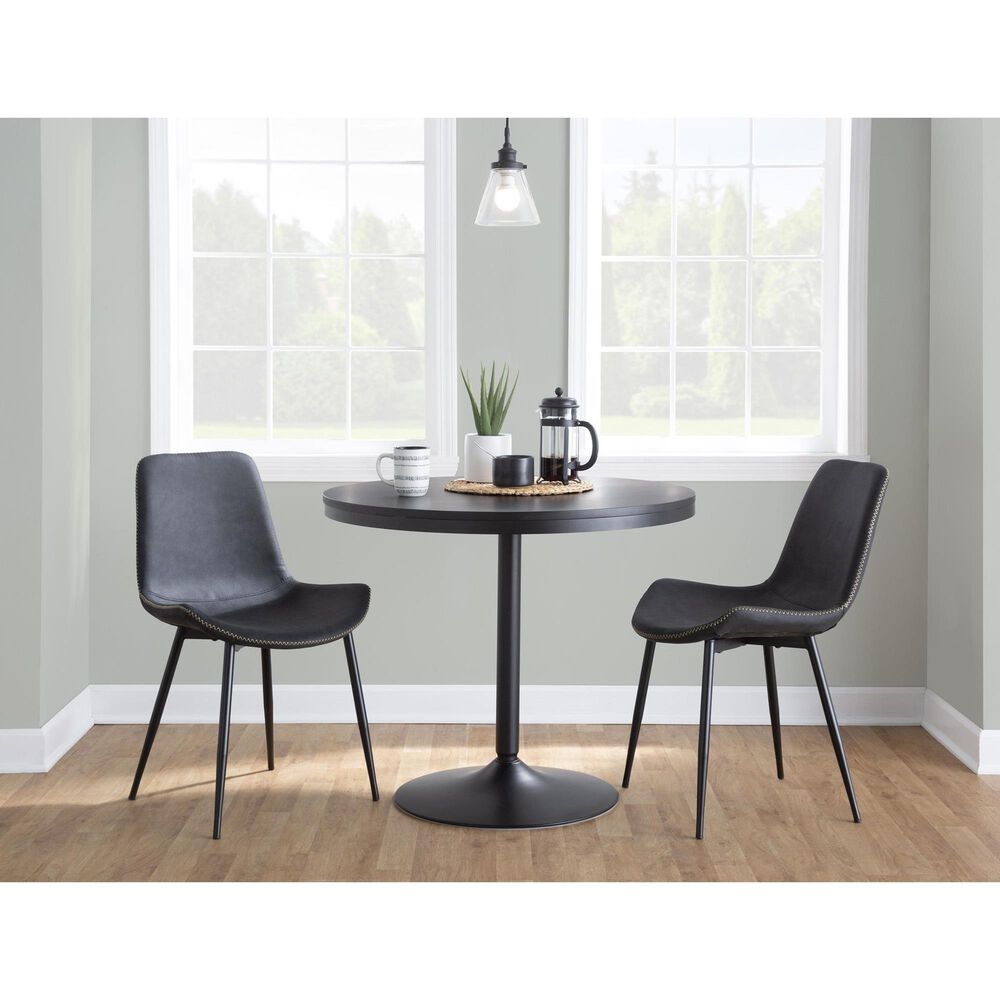 Lumisource Dakota Dining Table in Black - Table Only, , large