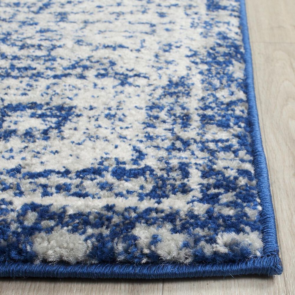 Safavieh Evoke EVK270A 2&#39;2&quot; x 21&#39; Navy and Ivory Runner, , large
