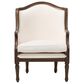 Baxton Studio Charlemagne Accent Chair in Off-White, , large