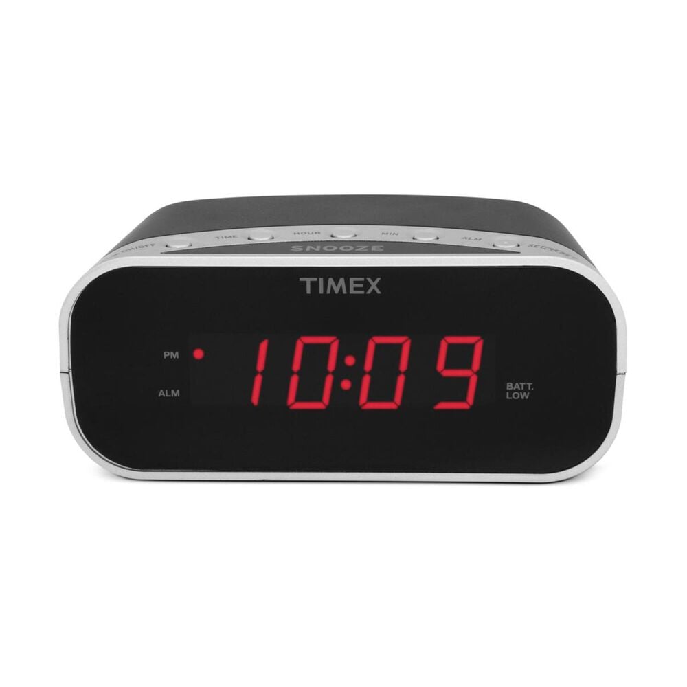 iHome Timex Alarm Clock with 0.7 Red Display, , large