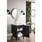 James Martin Vanities Britannia 24" Single Bathroom Vanity in Black Onyx with 3.5 cm White Glossy Resin Top and Rectangular Sink, , large