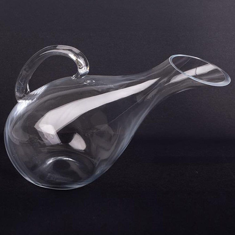 2-Liter Glass Wine Decanter with Handle in Clear, , large