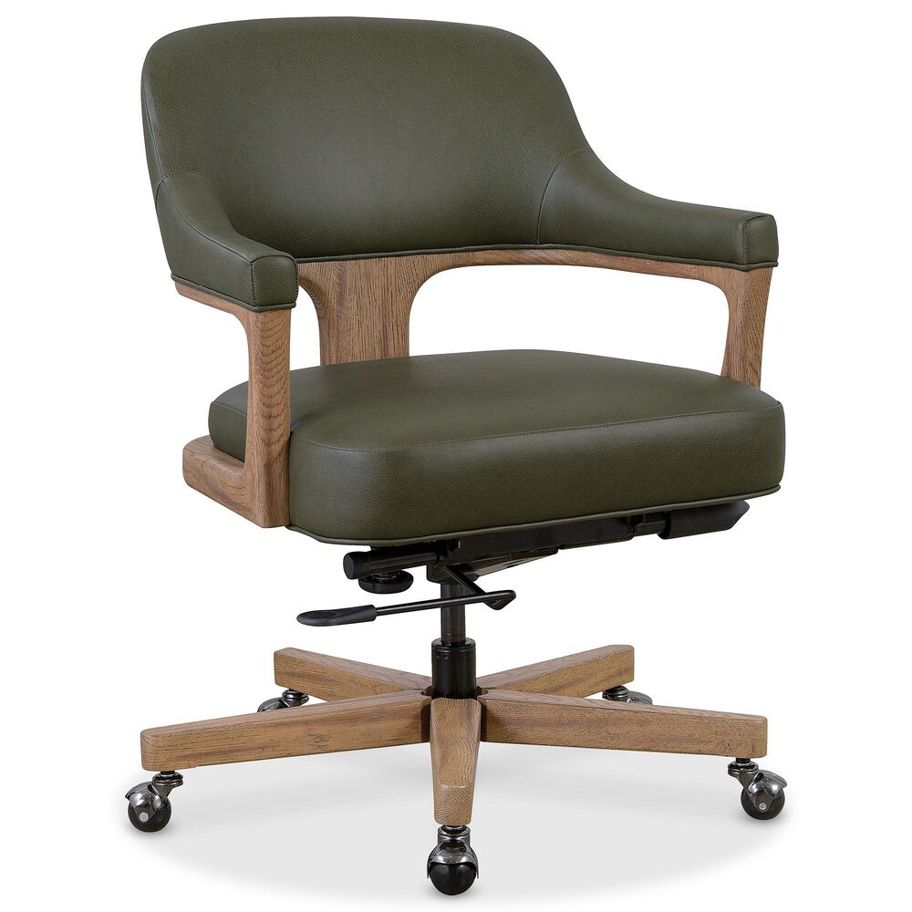 Hooker Furniture Briar Executive Swivel Tilt Chair in Light Transparent, , large