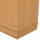 HOMLUX Farmhouse Fabric Arched Top Hall Tree with 5 Metal Hooks and Adjustable Shelves in Natural, , large