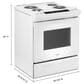 Whirlpool 4.8 Cu. Ft. Slide-in Electric Range in White, , large