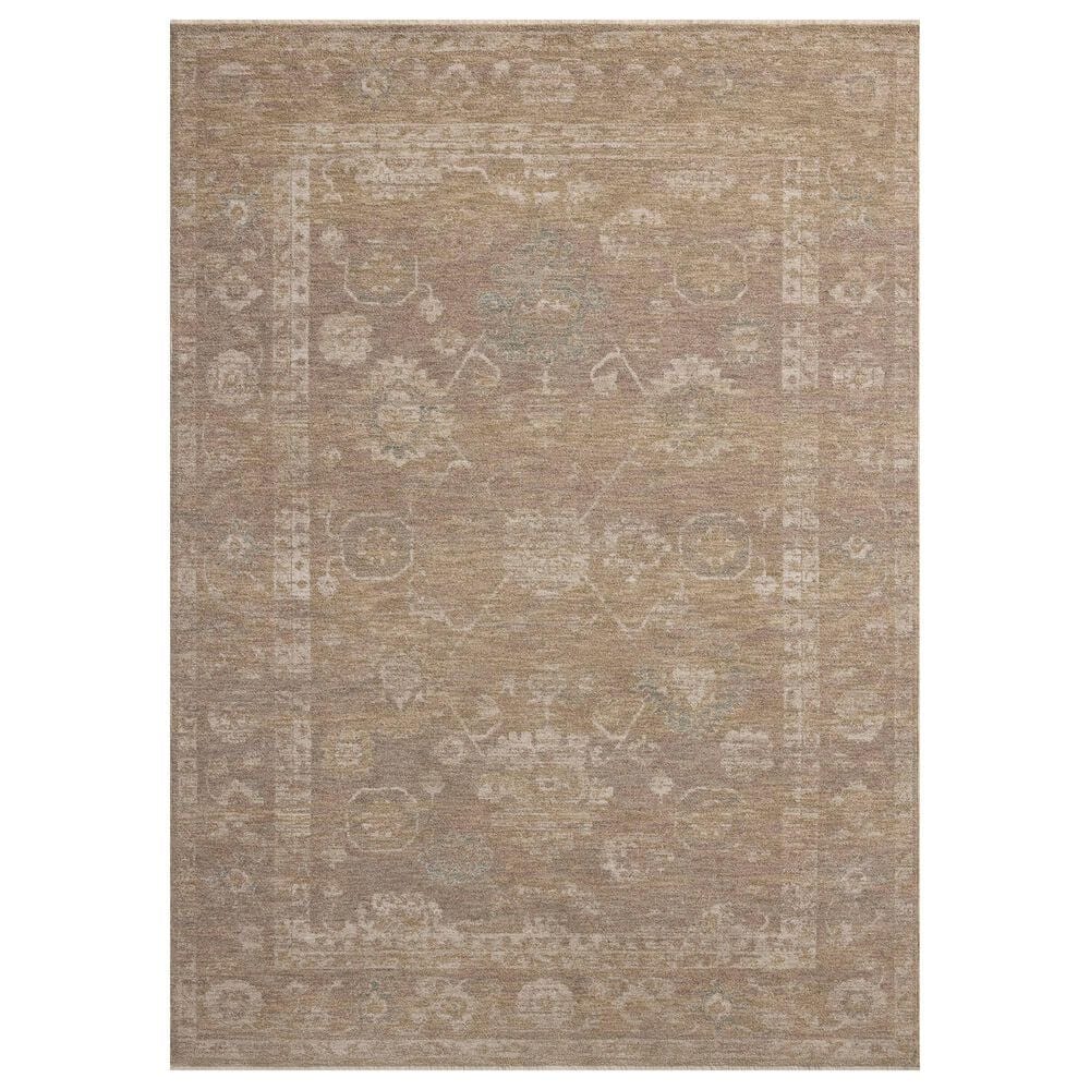 Loloi II Louisa 5"3" x 7"6" Taupe and Gold Area Rug, , large