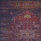 Safavieh Evoke EVK275F 2"2" x 15" Blue and Fuchsia Runner, , large