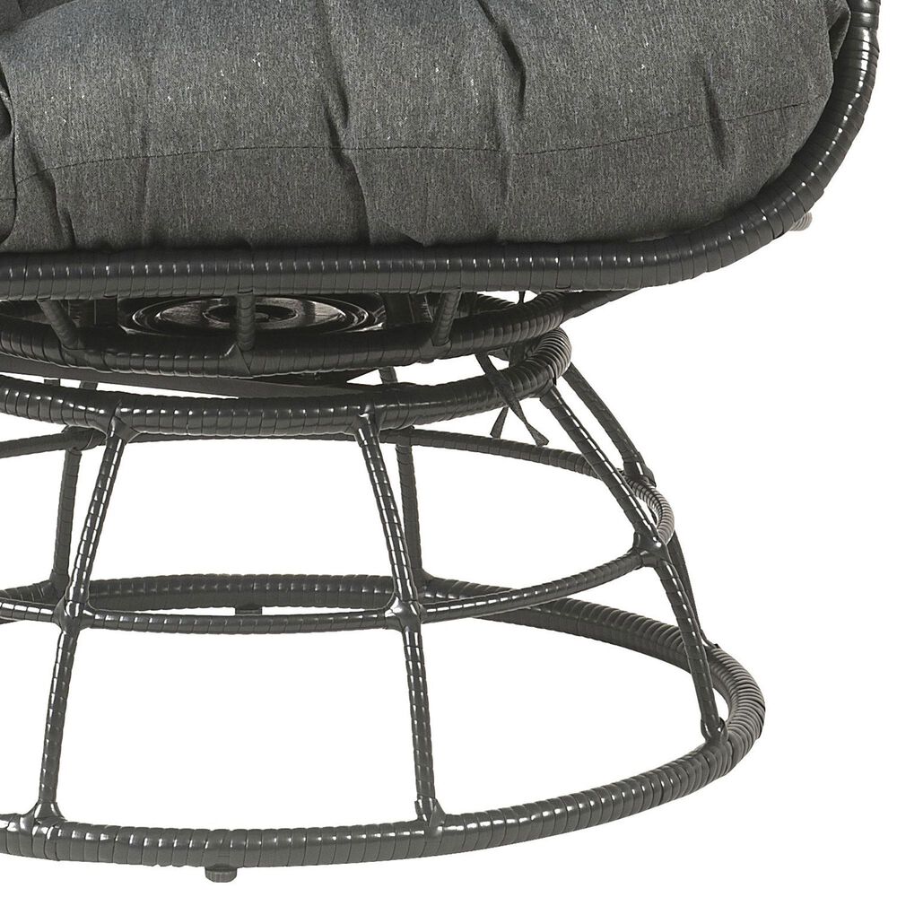 Hearth and Haven Hikre2-piece Metal Outdoor Lounge Chair Set in Charcoal, , large