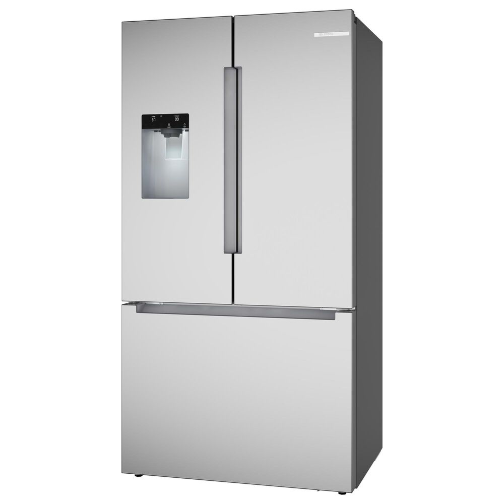 Bosch 100 Series 21.6 Cu. Ft. French Door Bottom Mount Refrigerator in Stainless Steel, , large