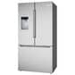 Bosch 100 Series 21.6 Cu. Ft. French Door Bottom Mount Refrigerator in Stainless Steel, , large