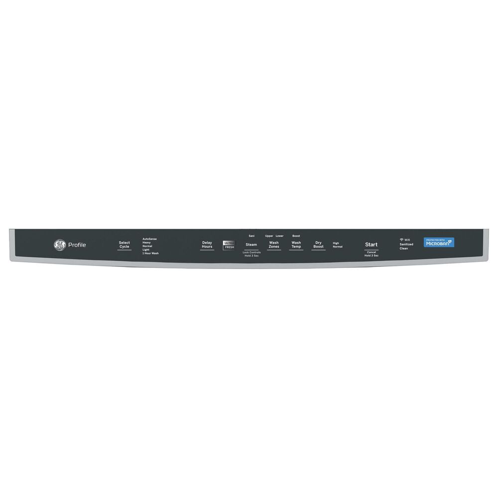 GE Profile 24&quot; Built-In Bar Handle Dishwasher with UltraFresh in Fingerprint Resistant Stainless Steel, , large