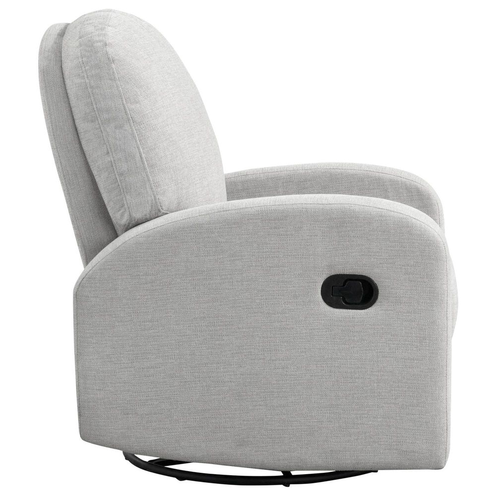 Lifestyle Solutions Paloma Manual Swivel Rocker Recliner in Light Grey, , large