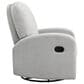 Lifestyle Solutions Paloma Manual Swivel Rocker Recliner in Light Grey, , large