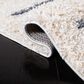 Safavieh Venus Shag VNS604B 2"2" x 14" Ivory and Dark Grey Runner, , large