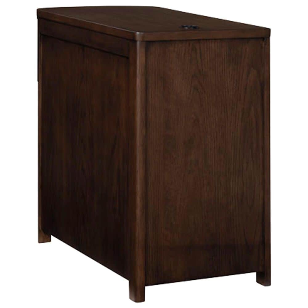 Ashley Camdill Chairside End Table in Dark Brown, , large