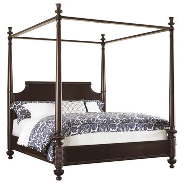 Lexington Furniture Royal Kahala King Diamond Head Bed in Rich Dark Coffee Kona, , large