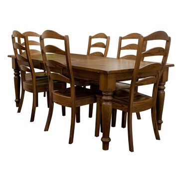 Fleming Furniture Co. Essex 6-Piece Dining Set in Caramel, , large