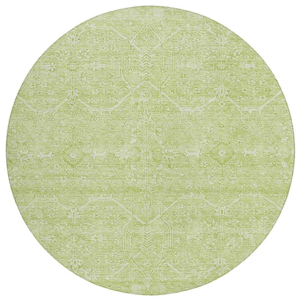 Dalyn Rug Company Solace SL12 8" Round Lime Area Rug, , large