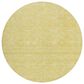 Dalyn Rug Company Solace SL12 8" Round Yellow Area Rug, , large