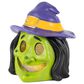 The Gerson Company Lighted Resin Halloween Witch with Moving Eyes in Green, , large