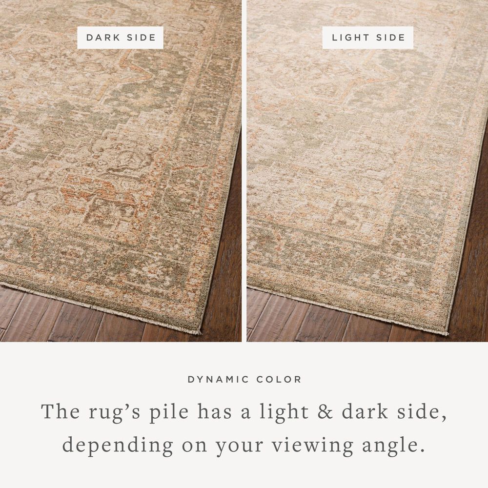 Chris Loves Julia x Loloi Palma Olive and Spice 2'3" x 3'10" Area Rug, , large