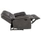 Steve Silver Katrine Manual Reclining Loveseat in Charcoal, , large