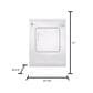 Whirlpool 3.4 Cu. Ft. Electric Dryer with AccuDry System, , large