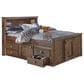Rusticvale Full Bed with Trundle and Door in Chestnut, , large