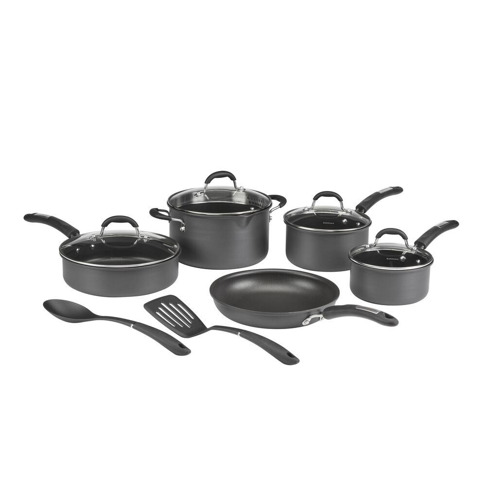 Cuisinart 11-Piece Cookware Set in Black, , large
