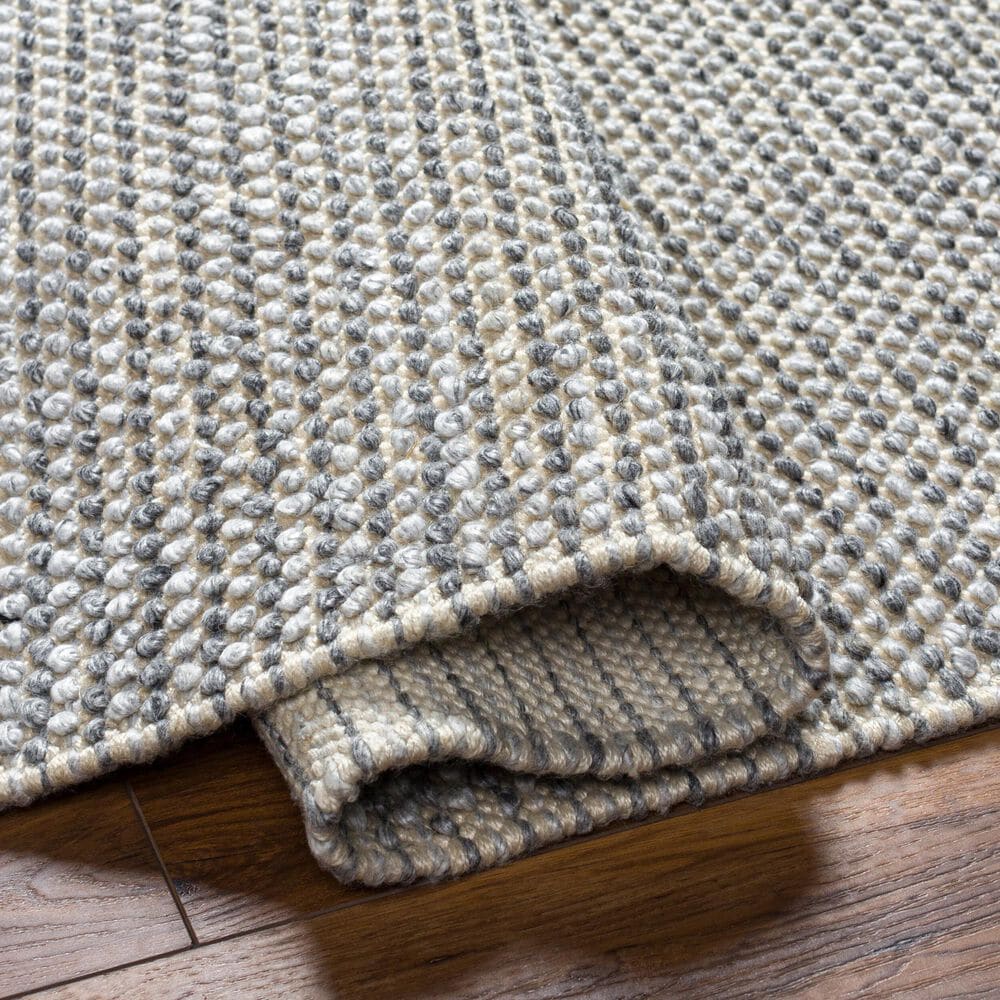 Surya Reika Cream, Light Slate and Medium Gray 10&#39; x 14&#39; Indoor/Outdoor Area Rug, , large