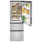 GE Appliances 11.9 Cu. Ft. Counter Depth Bottom-Freezer Refrigerator in Stainless Steel, , large