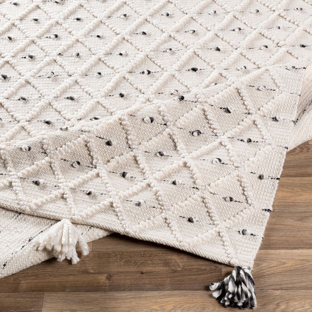 Surya Azalea 10&#39; x 14&#39; Ivory, Black and Gray Indoor/Outdoor Area Rug, , large