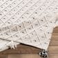 Surya Azalea 10" x 14" Ivory, Black and Gray Indoor/Outdoor Area Rug, , large