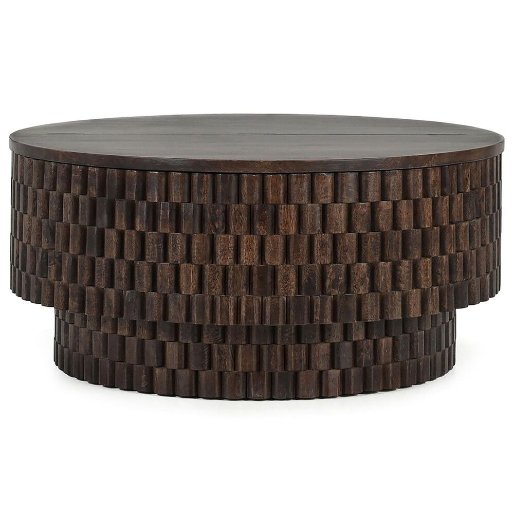 Classic Home Norwood Coffee Table in Brown, , large