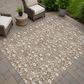 Dalyn Rug Company Soft Essentials Floral Mocha 3" x 5" Indoor/Outdoor Area Rug, , large