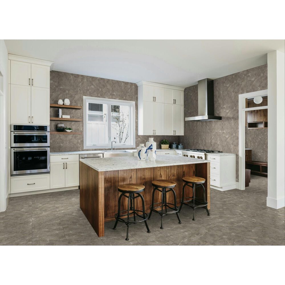 Emser Savino Ecru 24" x 47" Polished Porcelain Tile, , large