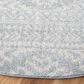 Safavieh Tulum TUL272  6"7" Round Grey and Ivory Area Rug, , large
