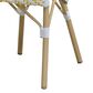 Furniture of America Toby Patio Side Chair in Yellow/White (Set of 2), , large