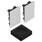 Sonos In-Wall Speaker Pair with Amplifier in Light Gray and Black, , large