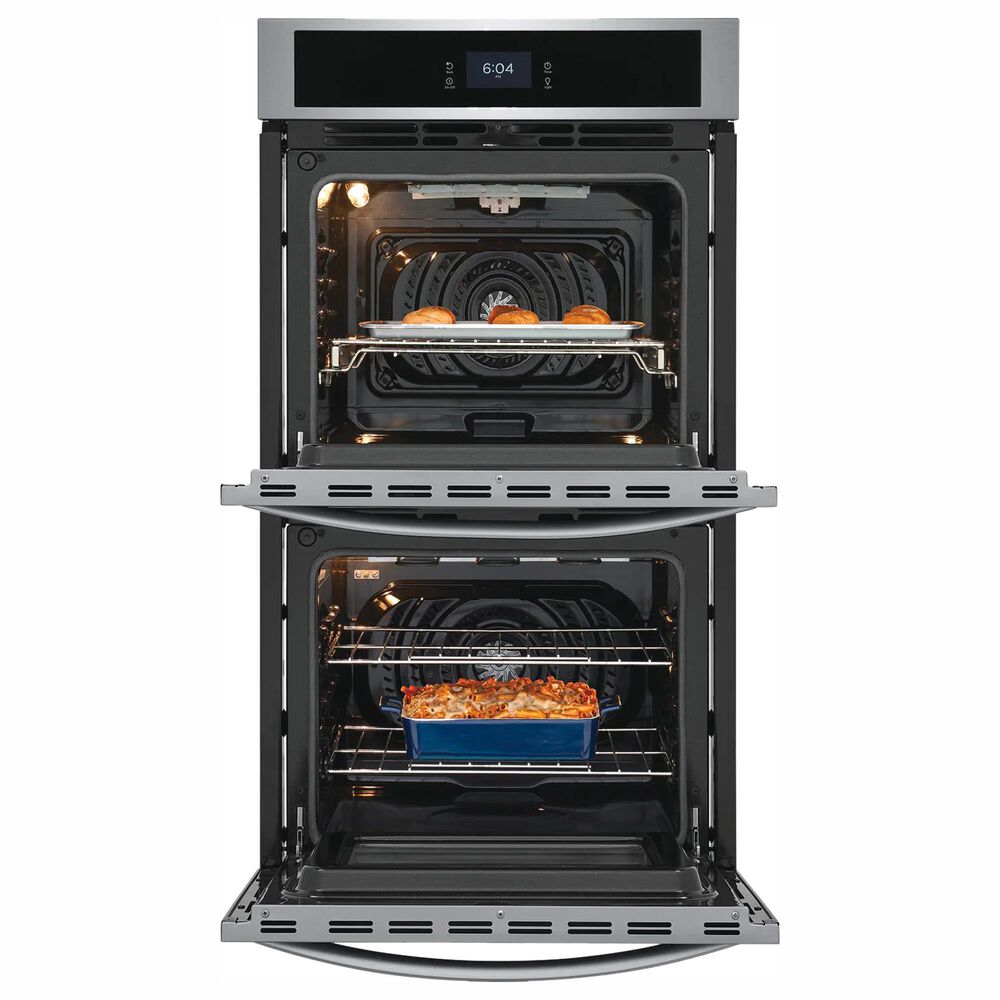 Frigidaire 27&quot; Double Electric Wall Oven with Fan Convection in Stainless Steel, , large