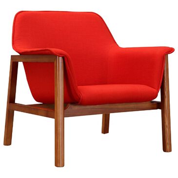Dayton Miller Accent Chair in Burnt Orange, , large