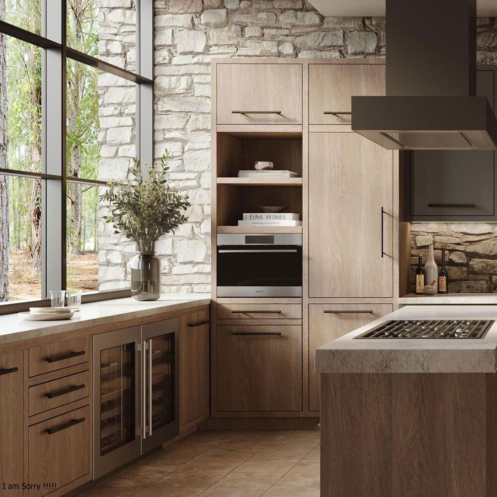 Wolf Appliances 24" E Series Transitional Drop-Down Door Microwave Oven in Stainless Steel, , large