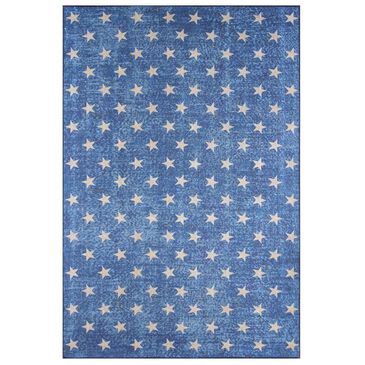 Novogratz District DIS-7 7"6" x 9"6" Blue Area Rug, , large
