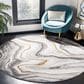 Safavieh Craft 10" Round Grey and Gold Area Rug, , large