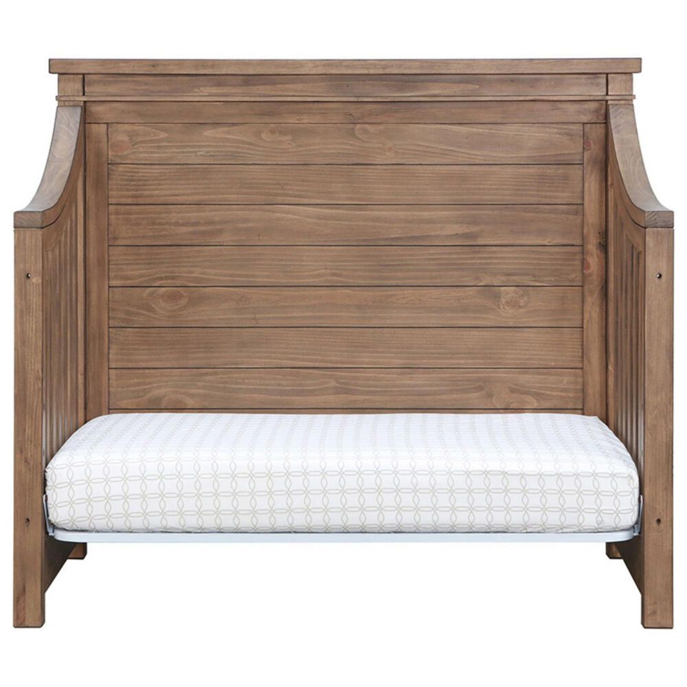 Baby Appleseed Rowan Flat Top 4-In-1 Convertible Crib in Sandwash, , large