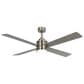 Minka-Aire Falco 54" Ceiling Fan with LED Light in Brushed Nickel, , large