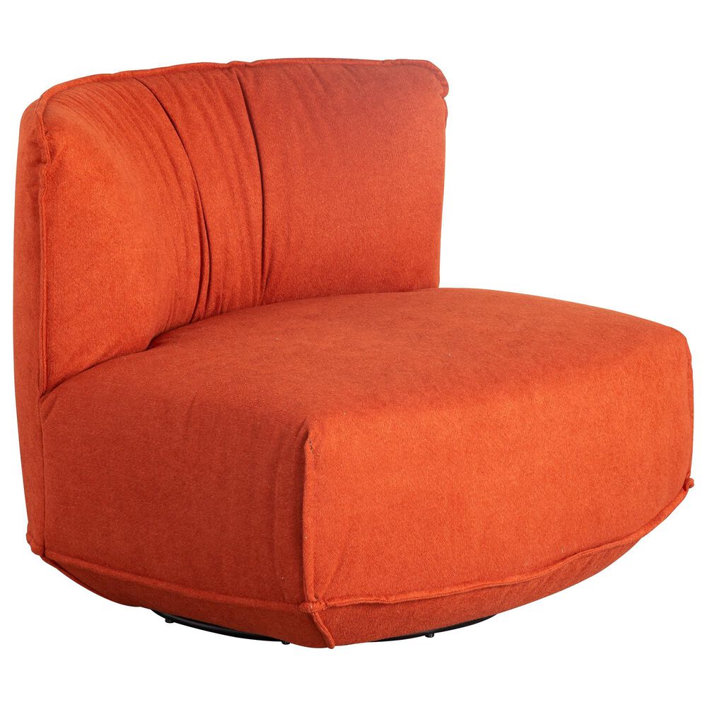 37B Finley Swivel Chair in Naxos Brick, , large
